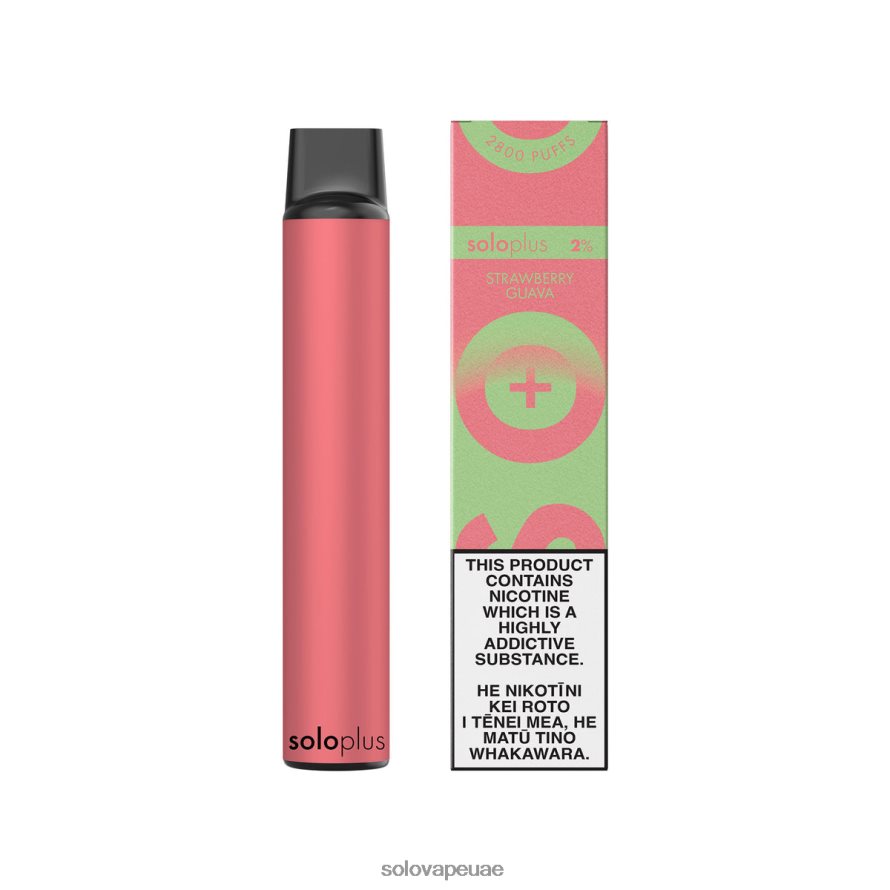 Solo Vape Device - Solo Plus مجموعة vape Paradise القابل للتصرف جوافة فراولة 4L4J0P37