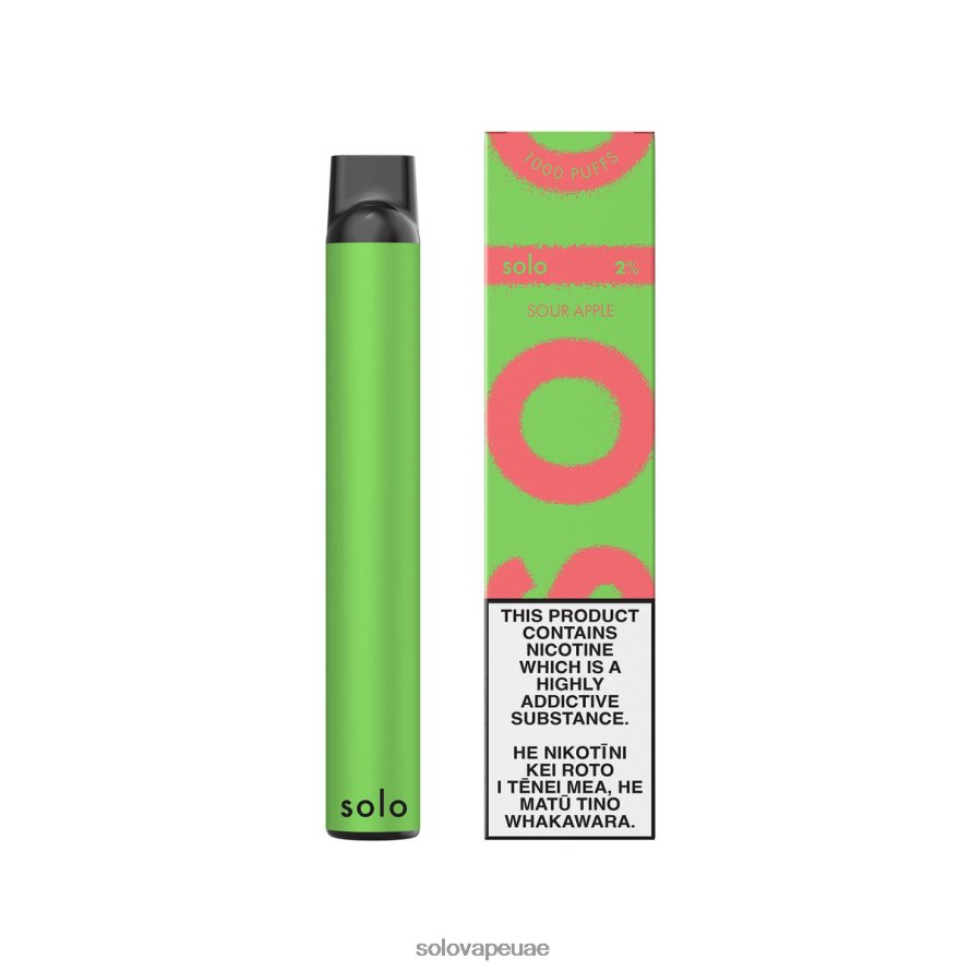 Solo Vape Device - Solo vape القابل للتصرف التفاح الحامض 4L4J0P5