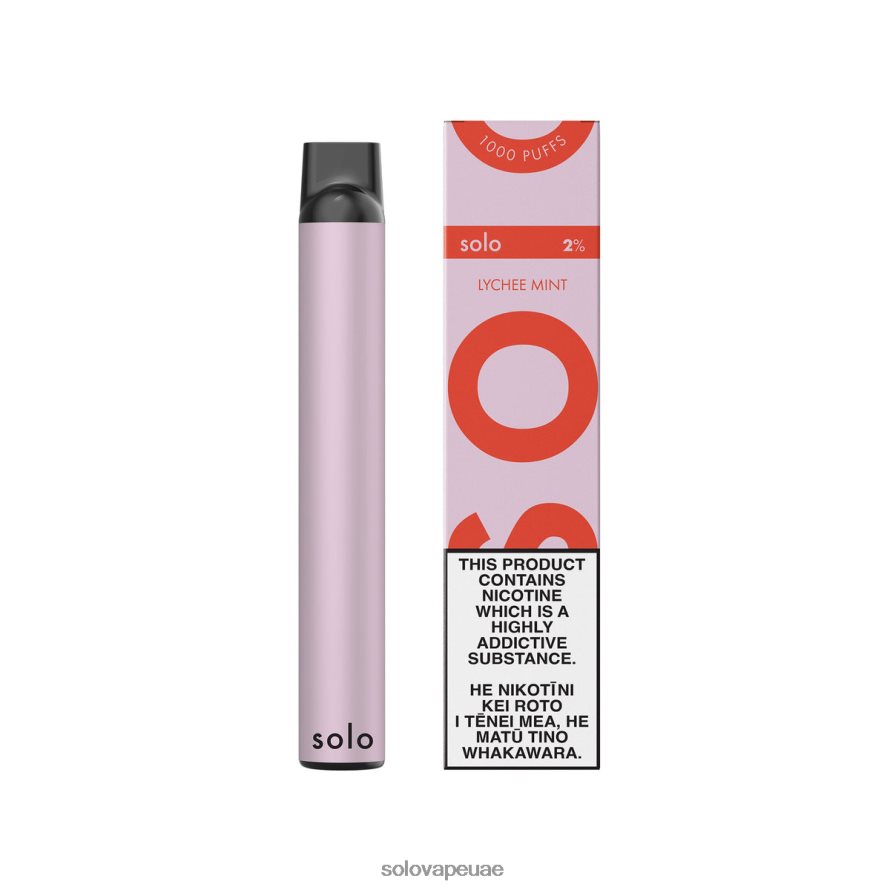 Solo Vape Disposable - Solo vape القابل للتصرف نعناع ليتشي 4L4J0P9