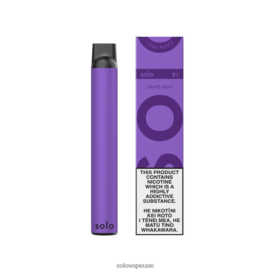 Solo Vape سعر - Solo vape القابل للتصرف نعناع العنب 4L4J0P7