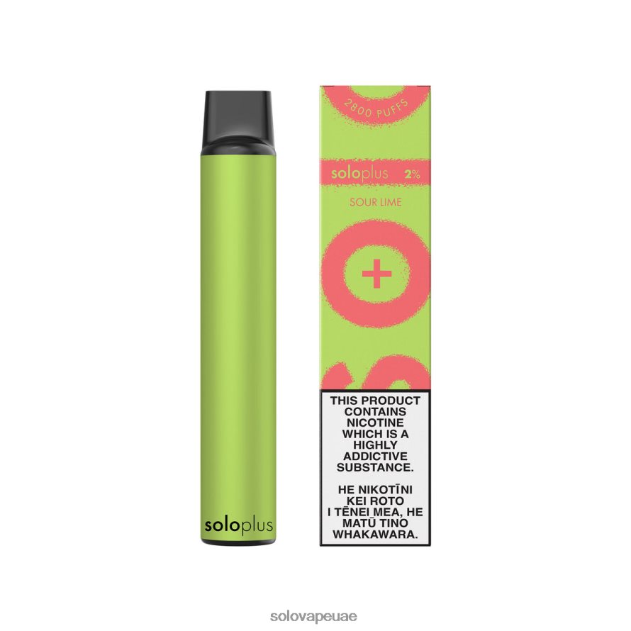 Solo Vape Uae - Solo Plus vape القابل للتصرف الجير الحامض 4L4J0P34