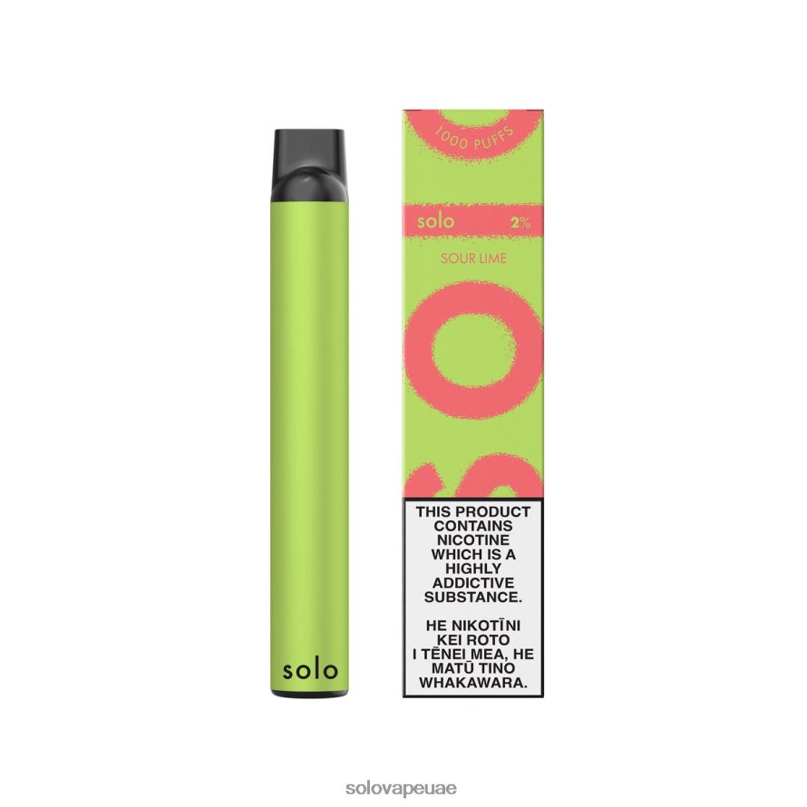 Solo Vape Uae - Solo vape القابل للتصرف الجير الحامض 4L4J0P18