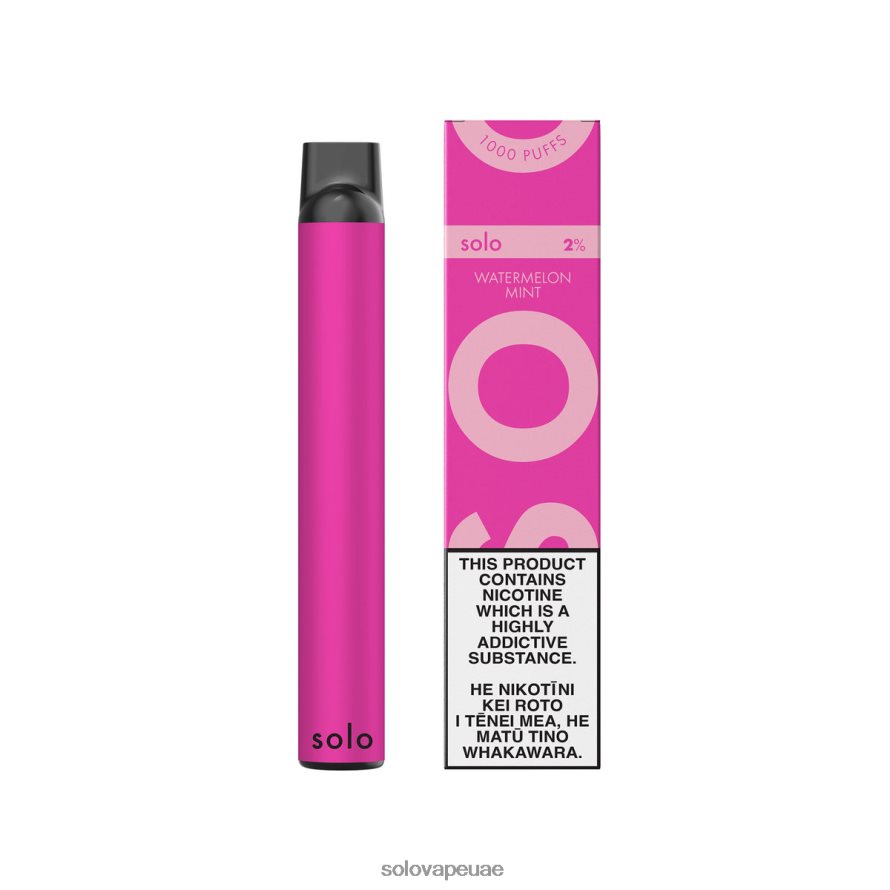 Solo Vape Uae - Solo vape القابل للتصرف نعناع البطيخ 4L4J0P2