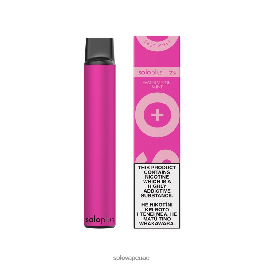 Solo Vapes - Solo Plus vape القابل للتصرف نعناع البطيخ 4L4J0P28