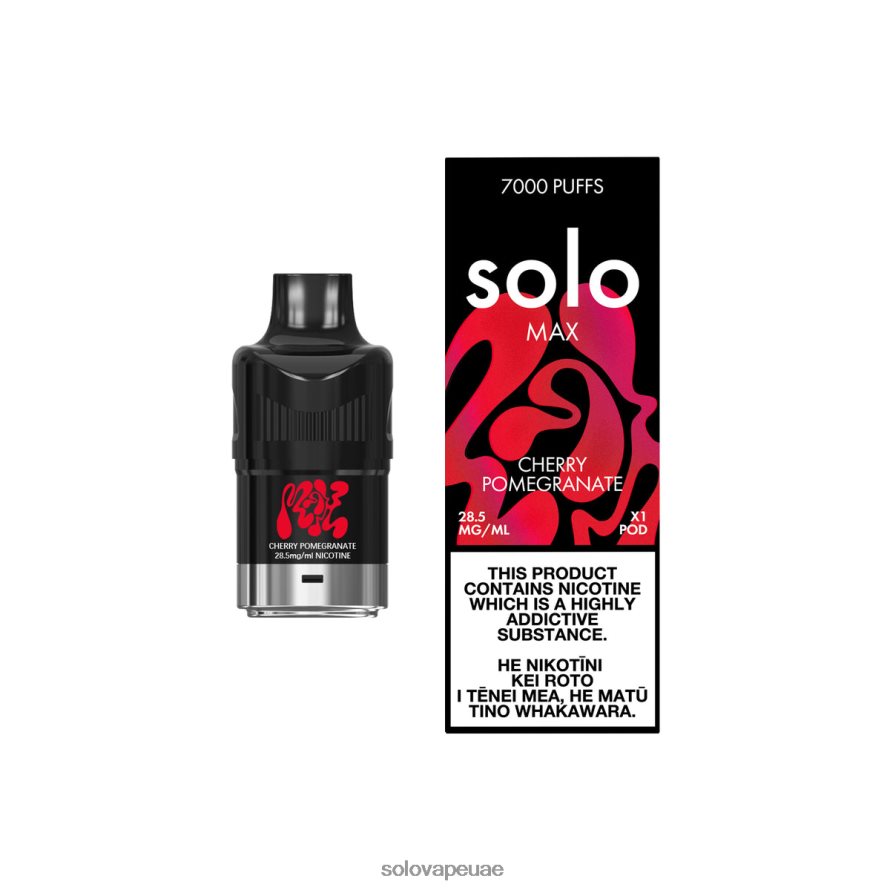 Solo Vape Abu Dhabi - Solo MAX جراب الرمان الكرز 4L4J0P83