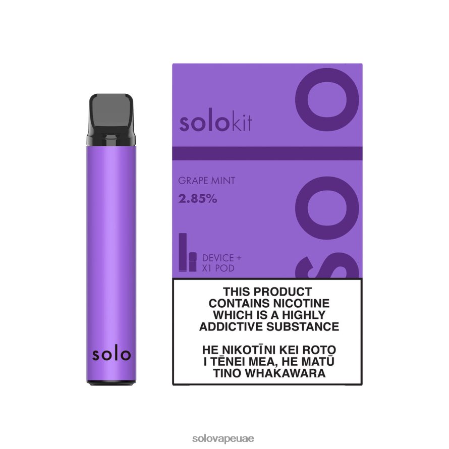 Solo Vape Device - Solo طقم جراب نعناع العنب 4L4J0P45