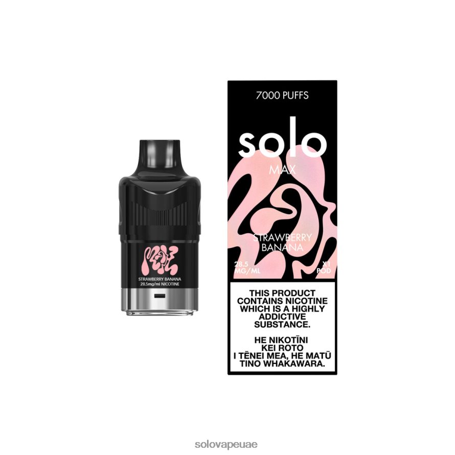 Solo Vape Device - Solo MAX جراب موز فراولة 4L4J0P77