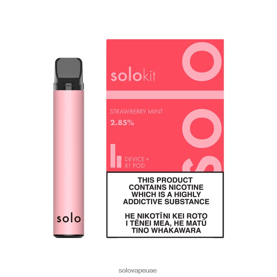 Solo Vape Disposable - Solo طقم جراب نعناع الفراولة 4L4J0P41
