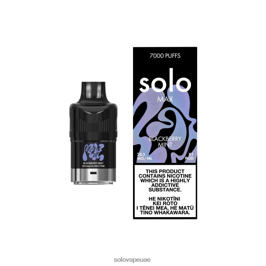 Solo Vape Disposable - Solo MAX جراب نعناع بلاك بيري 4L4J0P73