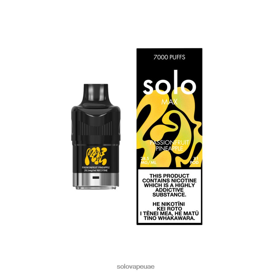 Solo Vape Disposable - Solo MAX جراب الأناناس العاطفة 4L4J0P81