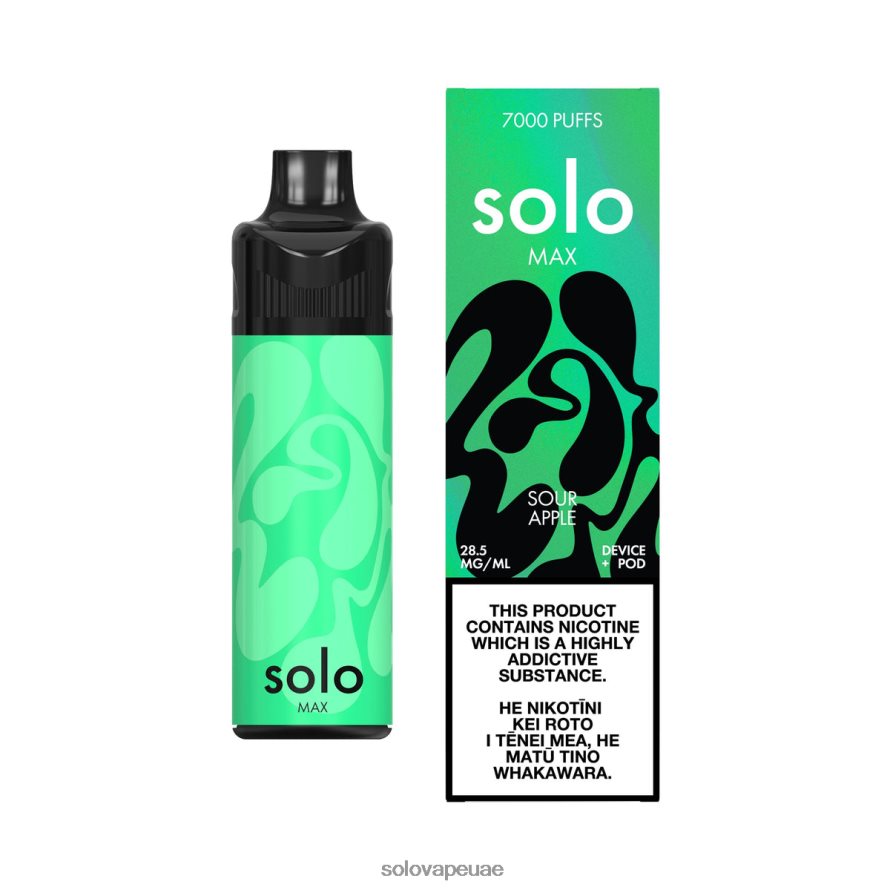 Solo Vape Dubai - Solo MAX طقم جراب التفاح الحامض 4L4J0P70