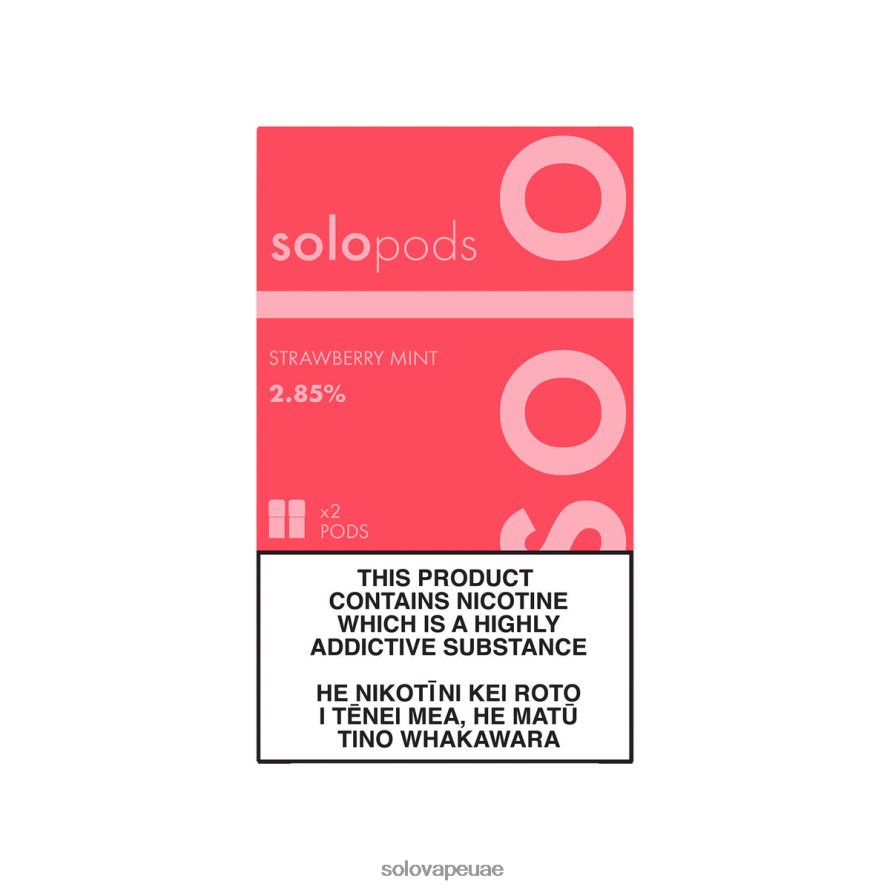 Solo Vapes - Solo جراب بديل 2-pack نعناع الفراولة 4L4J0P60